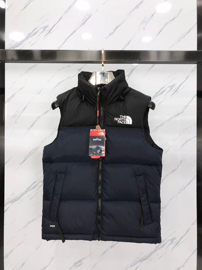 The North Face Nuptse 700 Down Vest "Navy Blue-Black"