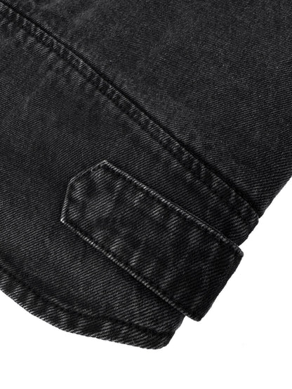Gucci Denim Biker Jacket with Web Detail
