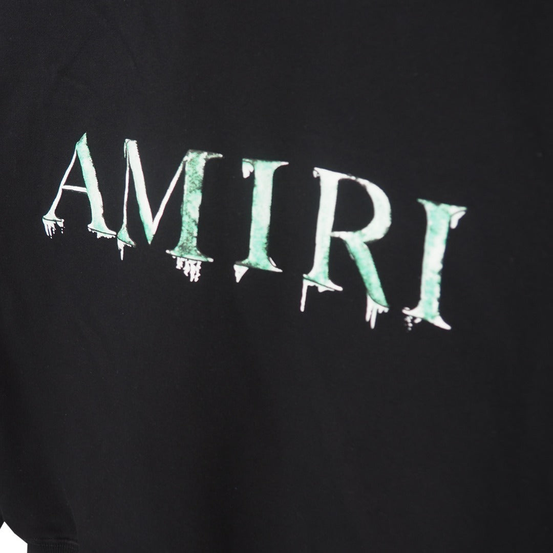 Amiri Watercolor MA Hoodie "Black"