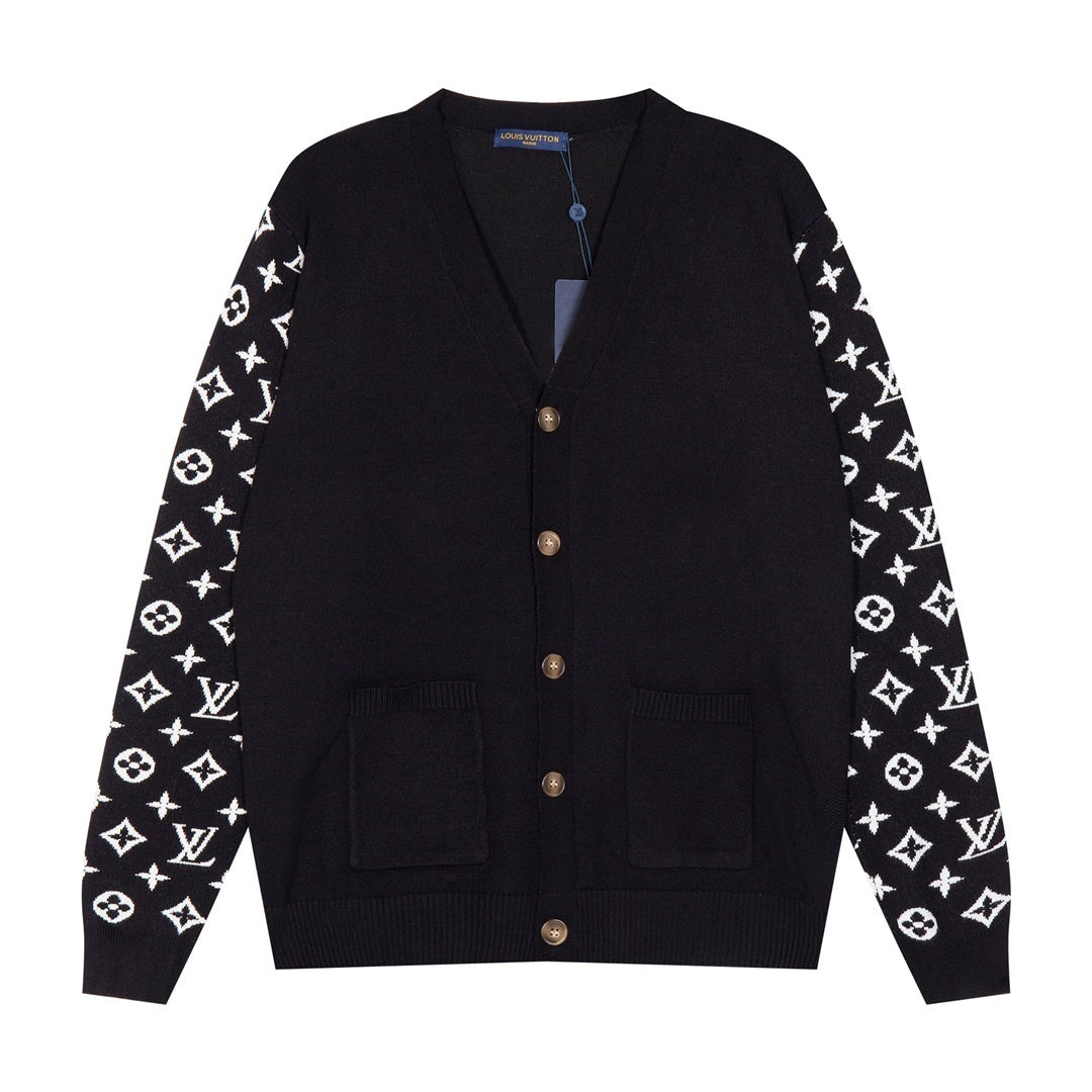 Louis Vuitton Cardigan "Black-White Monogram"