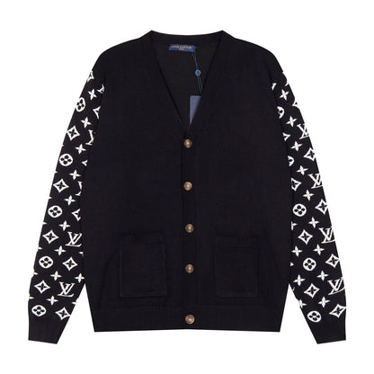 Louis Vuitton Cardigan "Black-White Monogram"