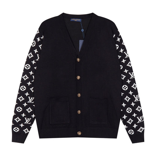 Louis Vuitton Cardigan "Black-White Monogram"