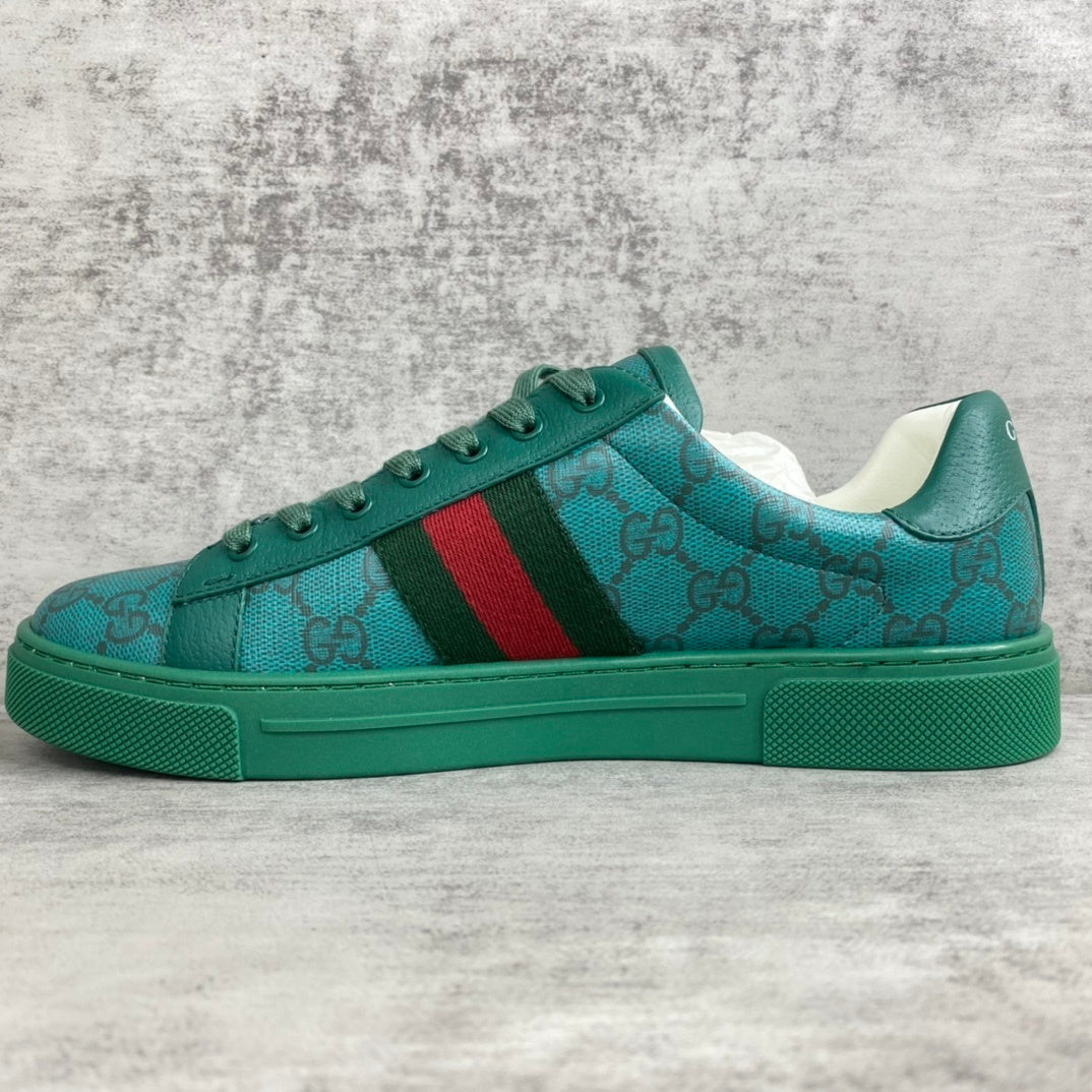 Gucci Ace "Green Monogram"