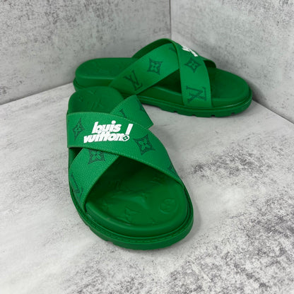 Louis Vuitton Slides "Green"