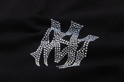 Amiri Crystal Embellished MA Hoodie "Black"