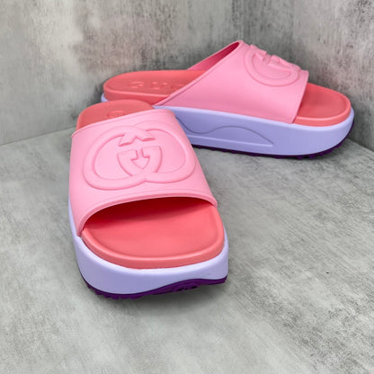 Gucci Slides "Pink-Purple"