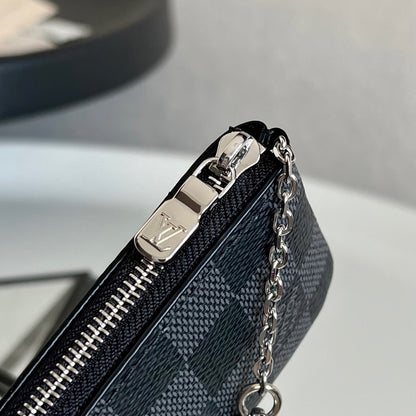 Louis Vuitton Key Pouch "Damier Graphite"