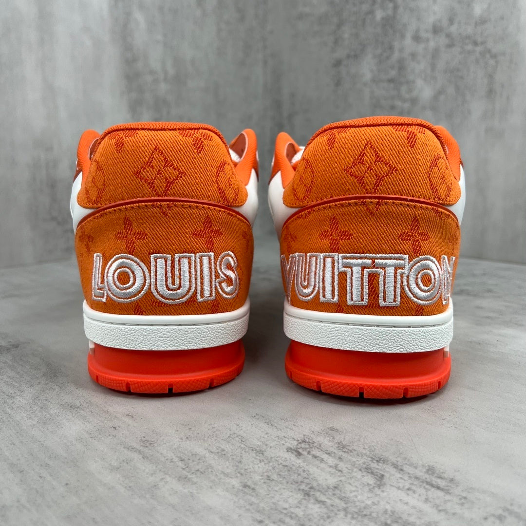 Louis Vuitton Trainers Velcro Strap "Orange"