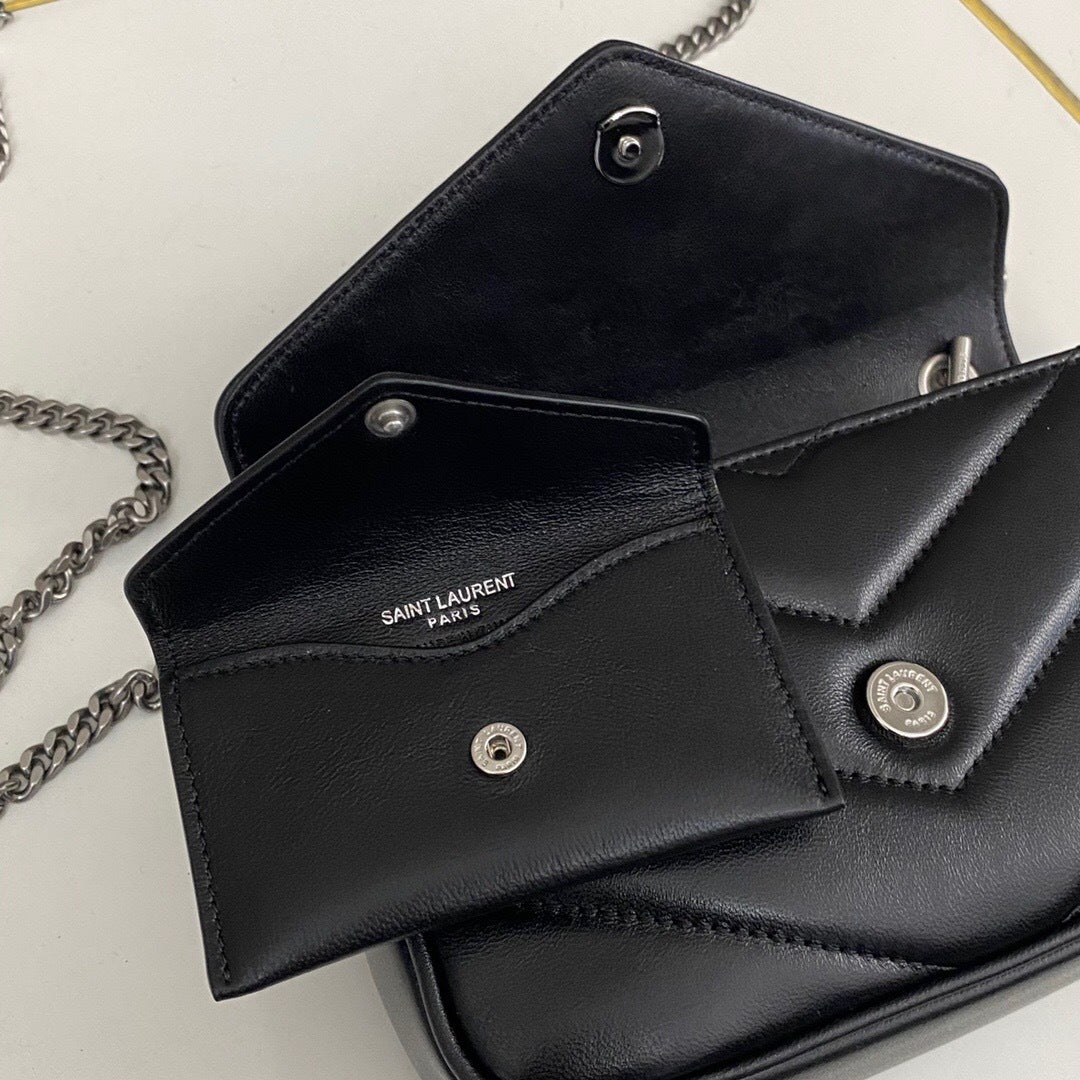 Saint Laurent Loulou Small Bag in Matelasse Lambskin