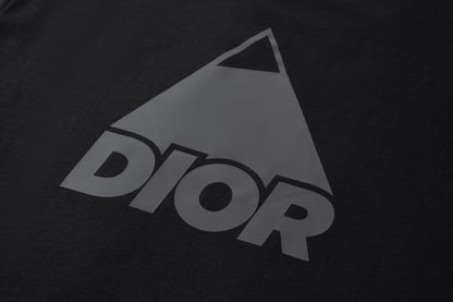 Dior and Descente T-Shirt "Black Cotton Jersey"