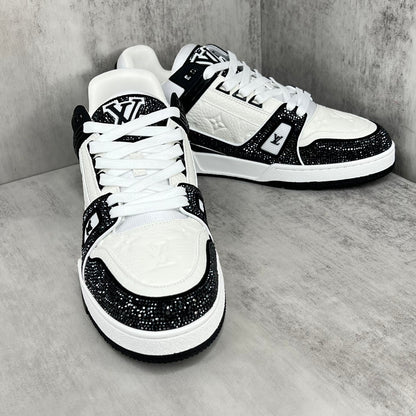 Louis Vuitton Trainers "Black-White" Crystals