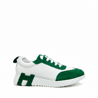 Hermes Bouncing Sneakers "White-Green"