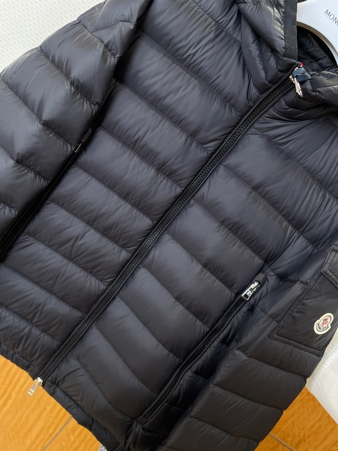 Moncler Galion Hooded Short Down Jacket "Black"