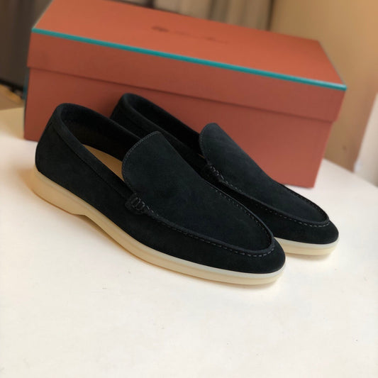 Loro Piana Summer Walk Loafers "Black"