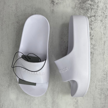 Balenciaga Chunky Slides "White"
