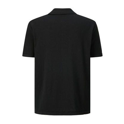 Louis Vuitton Short-Sleeved Polo Shirt With Signature "Black"