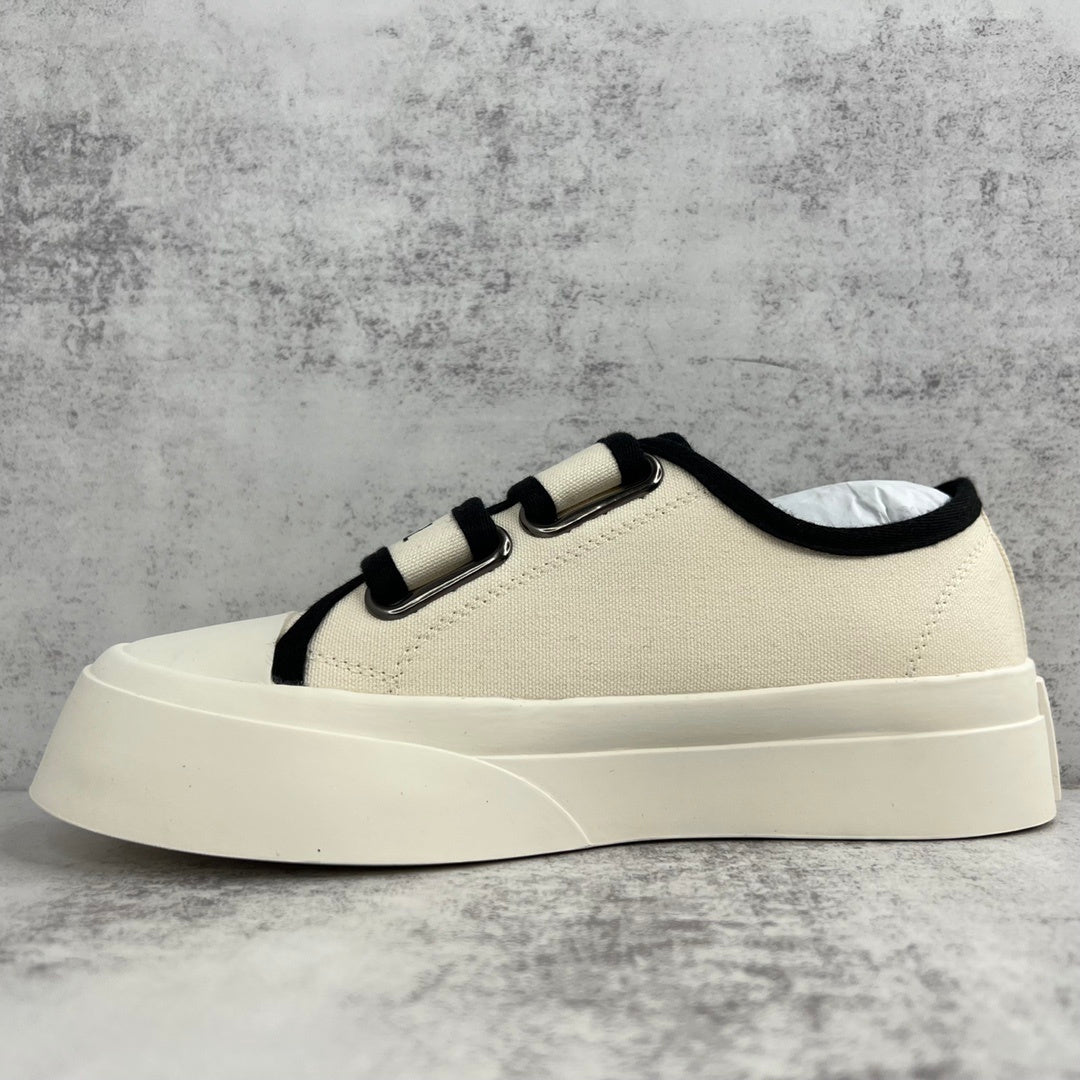 Chanel Double Strap "Beige-Black"