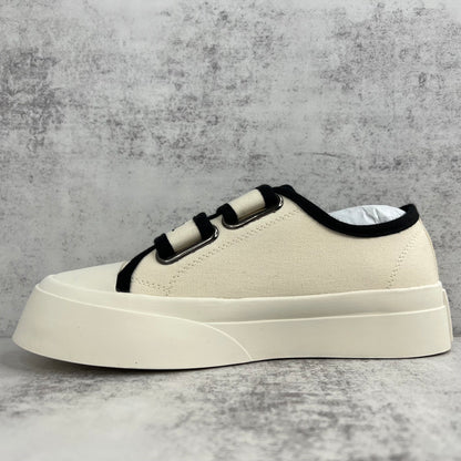 Chanel Double Strap "Beige-Black"