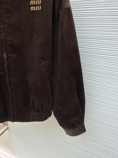 Miu Miu Corduroy Jacket "Brown"