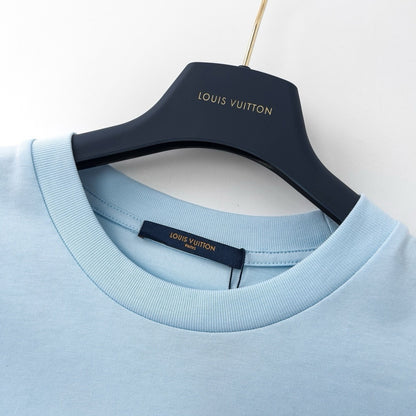 Louis Vuitton Gradient Monogram T-Shirt "Baby Blue-White"