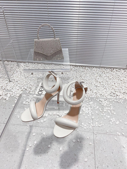 Gianvito Rossi Bijoux High Heels 100mm "White"