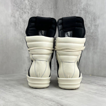 Rick Owens Geobasket Lace-High "Black-White"