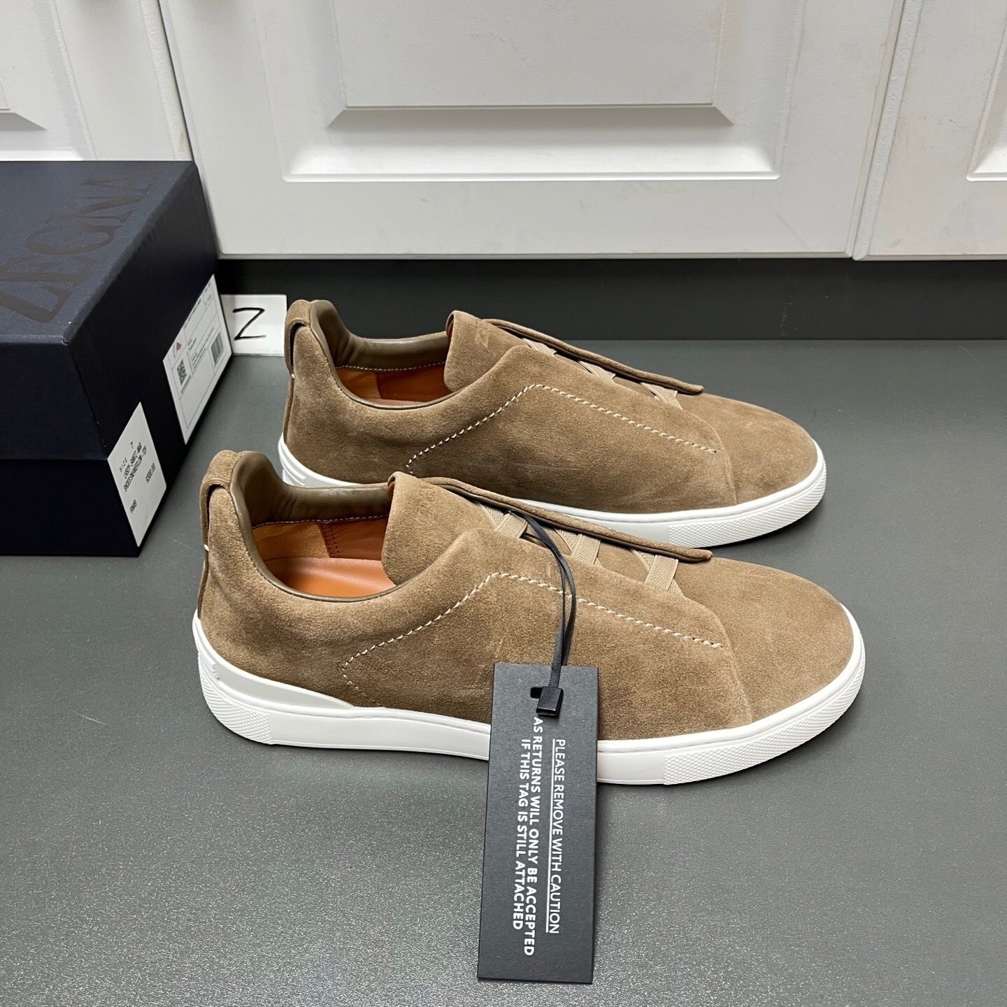 Zegna Triple Stitch "Beige"