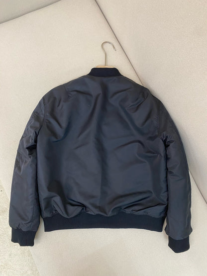 Prada Re-Nylon Shell Bomber Jacket "Black"