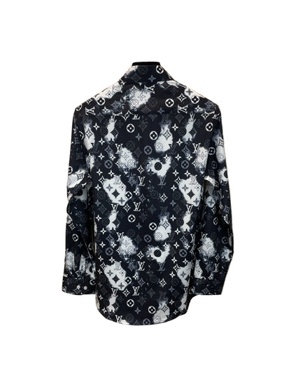 Louis Vuitton Monogam Shirt "Black-White"