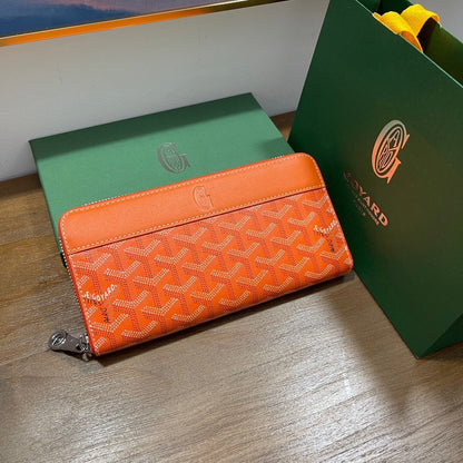 Goyard Matignon GM Wallet "Orange"