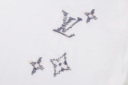 Louis Vuitton Embroidered Signature T-Shirt "Milky White"