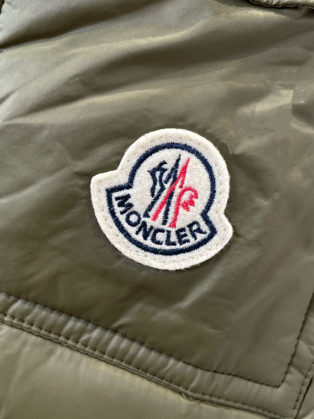 Moncler Galion Hooded Short Down Jacket "Olive Green"