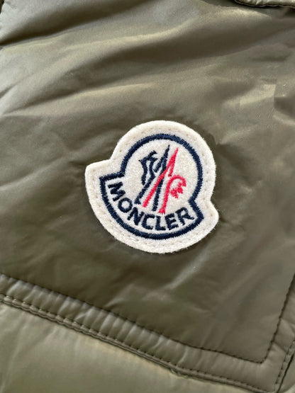 Moncler Galion Hooded Short Down Jacket "Olive Green"