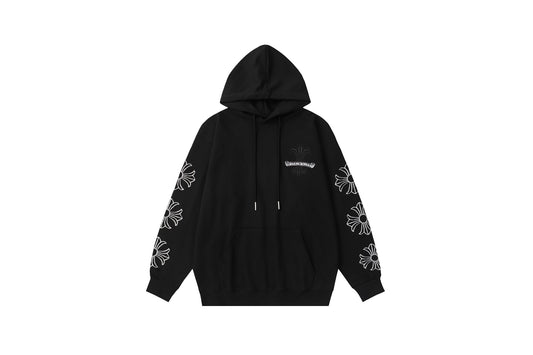 Chrome Hearts Hoodie "Black-White"
