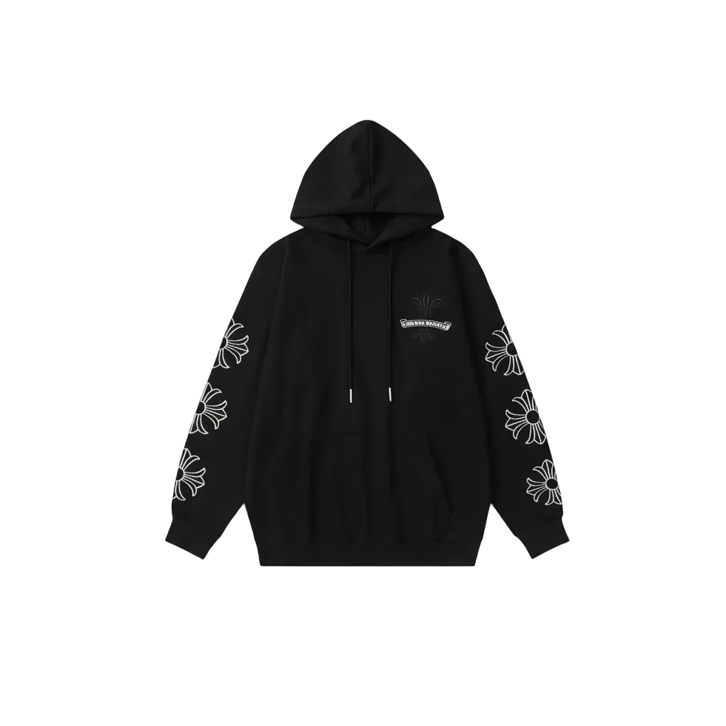 Chrome Hearts Hoodie "Black-White"