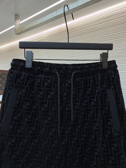 Fendi FF Monogram Bermudas "Black"