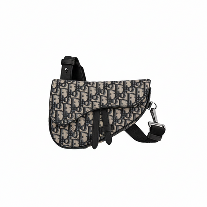 Dior Mini Saddle Bag Oblique Jacquard