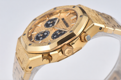 Audemars Piguet Royal Oak Chrono 41mm Frosted Gold Dial