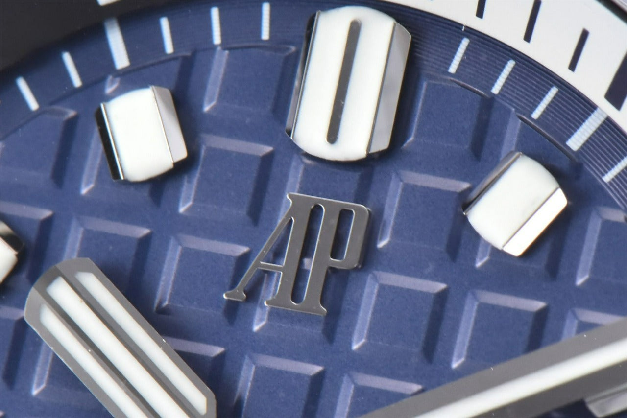 Audemars Piguet Royal Oak Offshore Diver 42mm Blue Strap Blue Dial