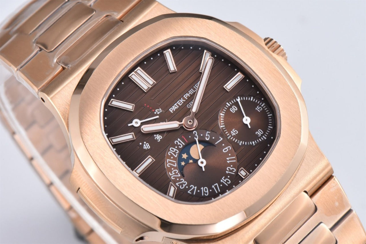 Patek Philippe Nautilus 41mm Rose Gold Brown Dial