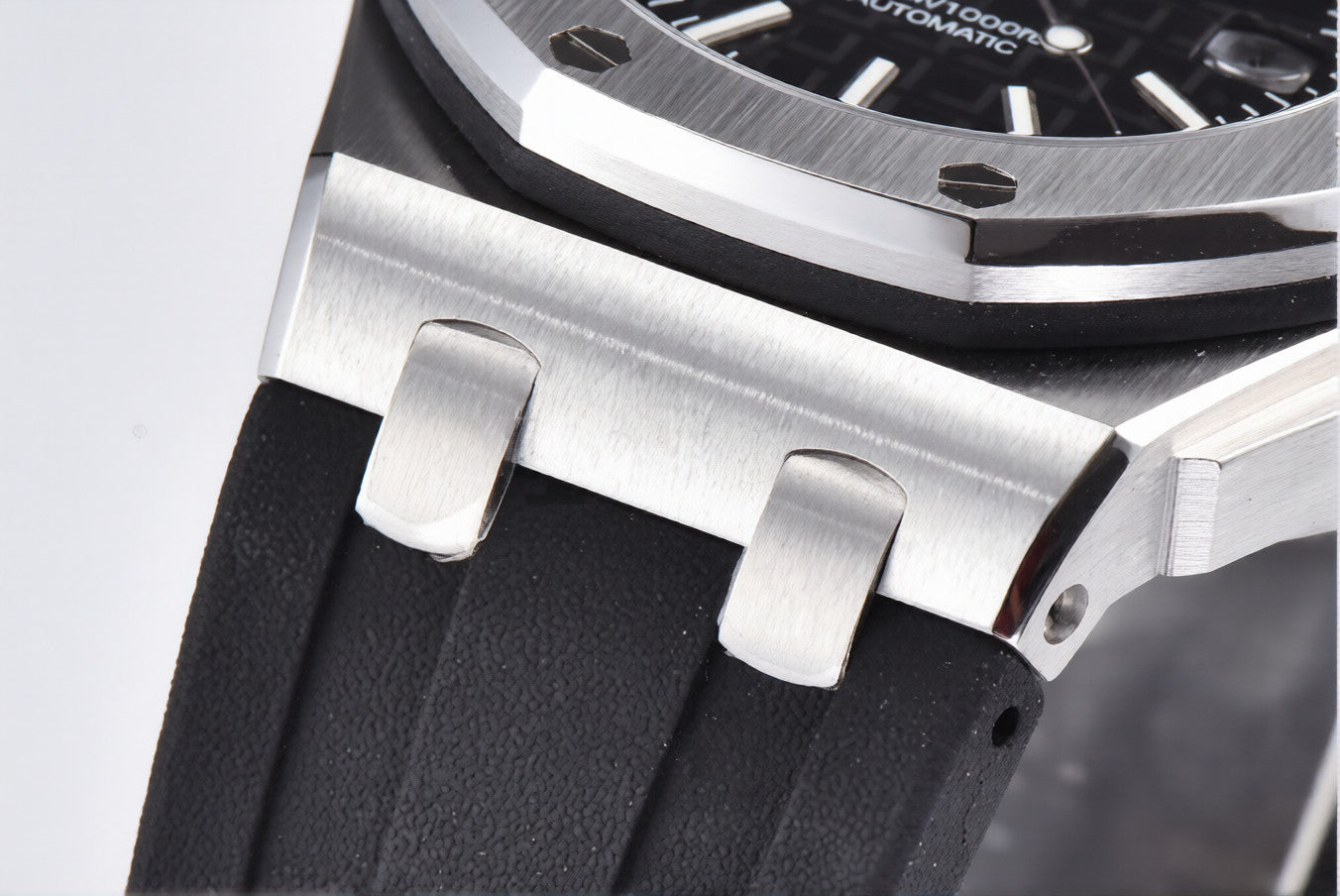 Audemars Piguet Royal Oak Offshore Diver 42mm Black Strap Black Dial