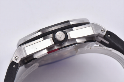 Audemars Piguet Royal Oak Offshore Diver 42mm Black Strap Black Dial