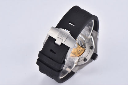 Audemars Piguet Royal Oak Offshore Diver 42mm Black Strap Black Dial