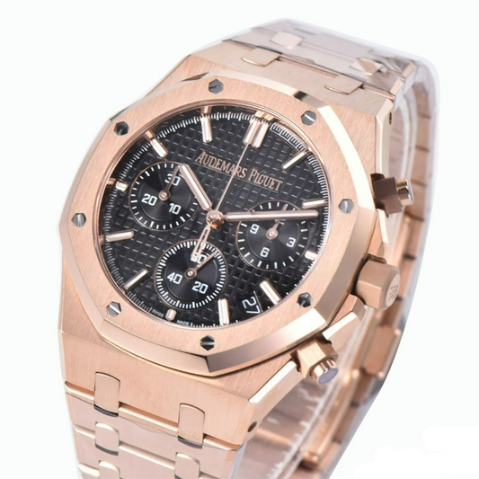 Audemars Piguet Royal Oak Chronograph 41mm Rose Gold Black Dial