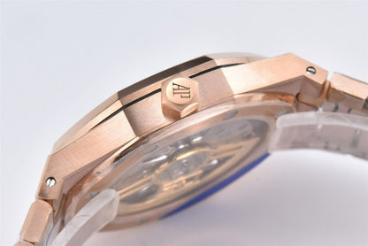 Audemars Piguet Royal Oak 50th Anniversary 41mm Rose Gold Blue Dial