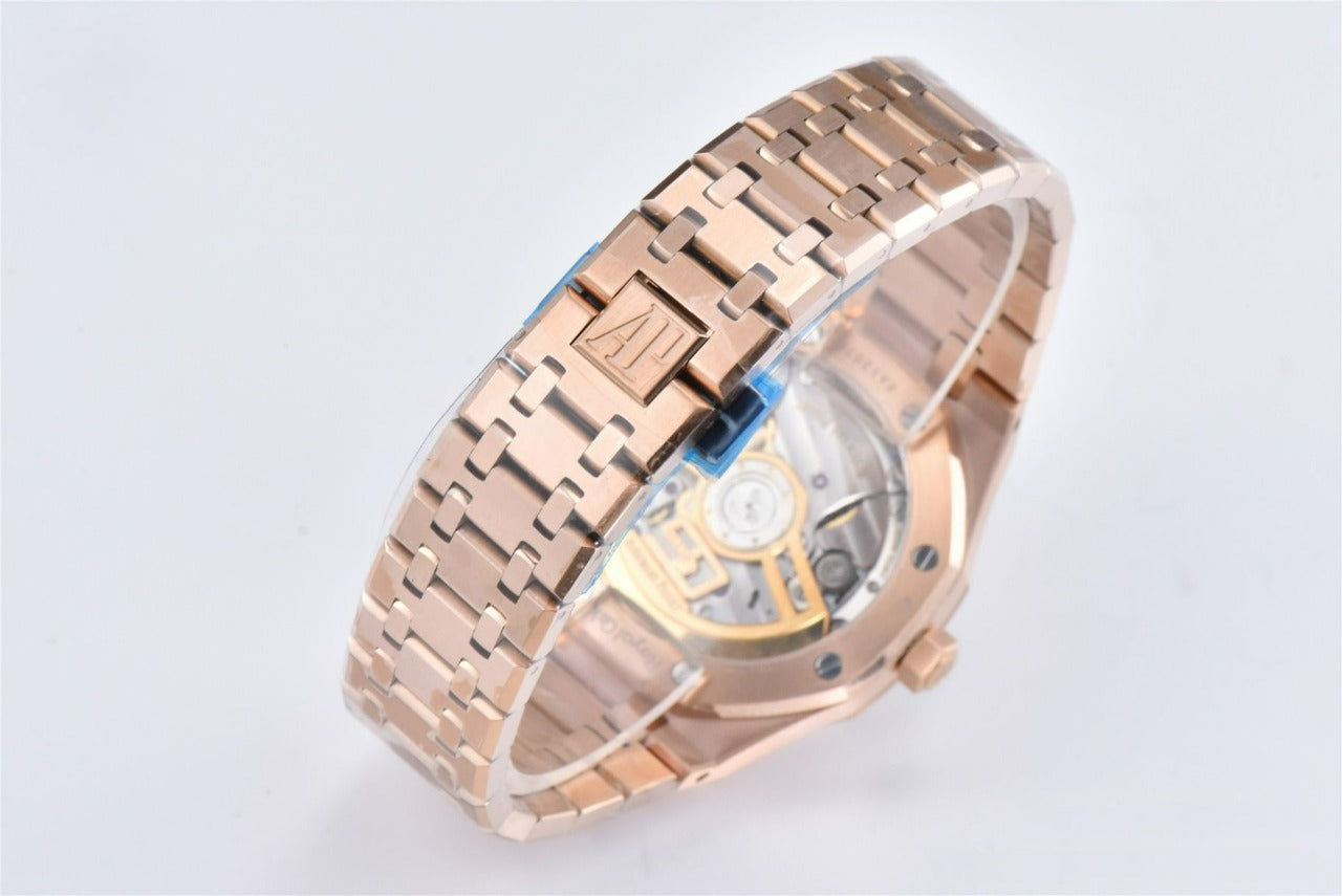 Audemars Piguet Royal Oak 50th Anniversary 41mm Rose Gold Blue Dial