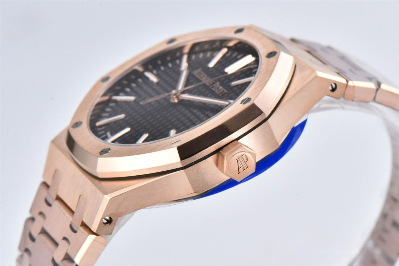 Audemars Piguet Royal Oak 41mm Rose Gold Black Dial
