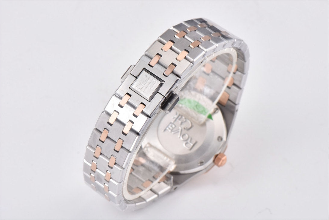 Audemars Piguet Royal Oak 33mm Rose Gold White Dial