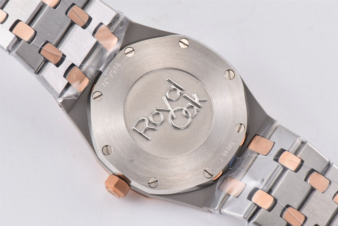 Audemars Piguet Royal Oak 33mm Rose Gold White Dial