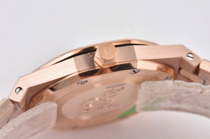 Audemars Piguet Royal Oak 33mm Rose Gold White Dial